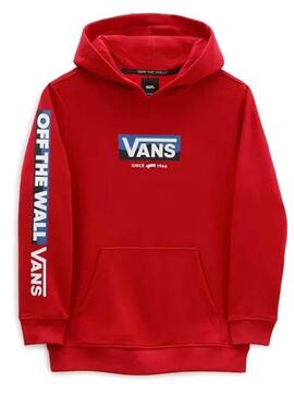Sudadera Vans Roja Negra Azul Niño
