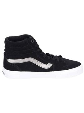 Botin Vans Filmore Negro Plata Mujer