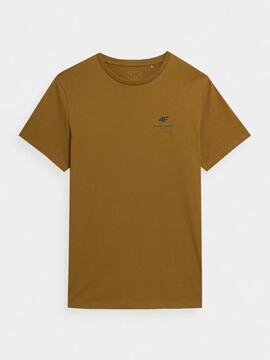 Camiseta 4F Marron Hombre