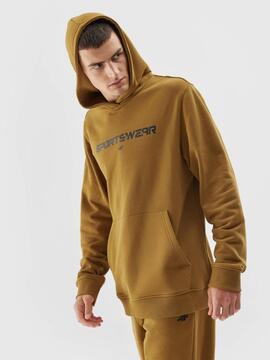 Sudadera 4F Marron Hombre