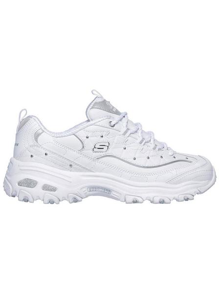 Horizontal usuario Confiar Zapatilla Skechers Glamour Feels Blanco Mujer