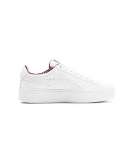 Zapatilla Puma Vikky Stacked Neon Lights Blanco