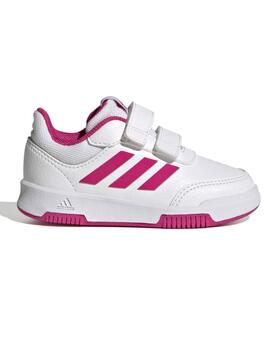 Zapatilla Adidas Tensaur Bco/Rosa Bebe