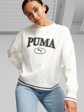 Sudadera Puma Blanca Mujer