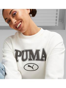 Sudadera Puma Blanca Mujer