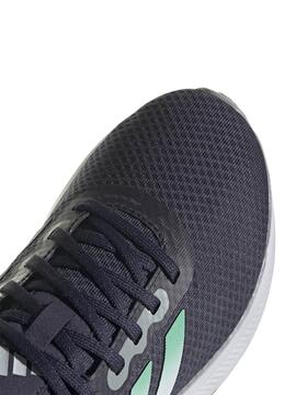 Zapatilla Adidas Runfalcon Marino/Verde Unisex