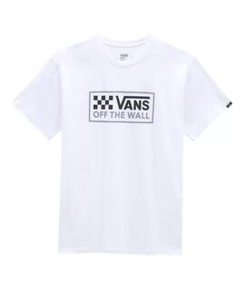 Camiseta Vans Wrecked Bco/Azul Hombre