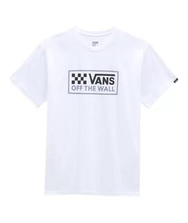 Camiseta Vans Wrecked Bco/Azul Hombre