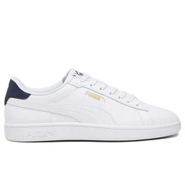 Zapatilla Puma Smash Blanco Azul Hombre