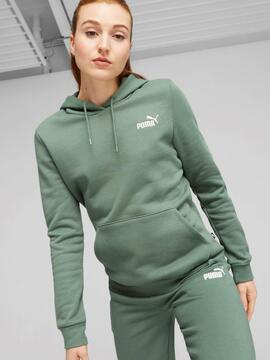 Sudadera Puma Embroidery Verde Mujer
