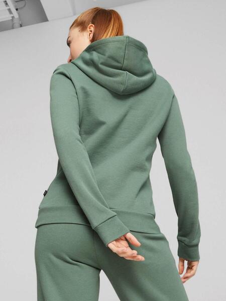 Sudadera Puma Power Logo, Verde, Mujer