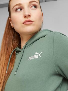 Sudadera Puma Embroidery Verde Mujer