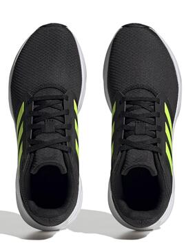Zapatilla Adidas Galaxy 6 Negro/Fosforito Hombre