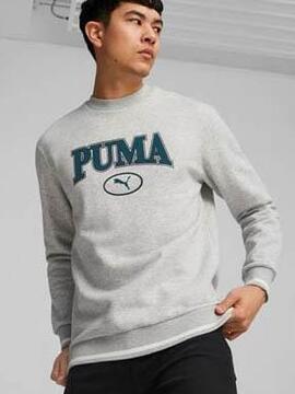 Sudadera Puma Squad Crew Gris Hombre