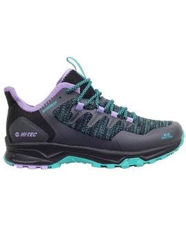 Zapatilla Hi Tec WP Trek Gris Morado Mujer