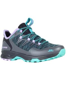 Zapatilla Hi Tec WP Trek Gris Morado Mujer