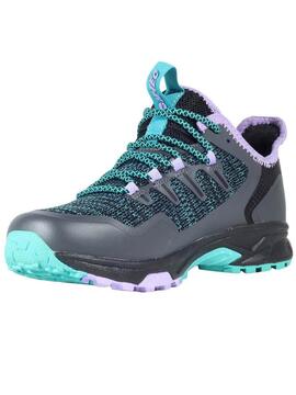 Zapatilla Hi Tec WP Trek Gris Morado Mujer