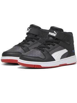 Botin Puma Rebound Layup Negro Niñ@