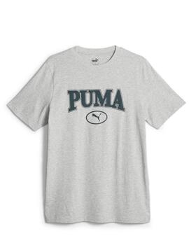 Camiseta Puma Squad Gris Hombre