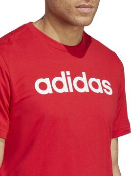 Camiseta Adidas ESS Lin Rojo Hombre