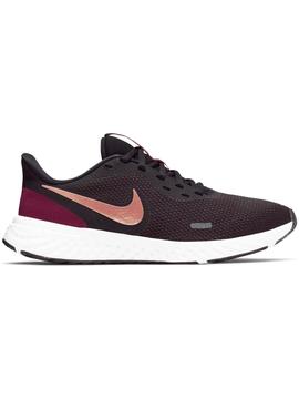 Zapatilla Nike Revolution 5 Negro/Rosa Mujer