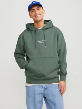 Sudadera Jack and Jones Verde Hombre