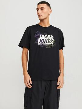 Camiseta Jack and Jones Negra M