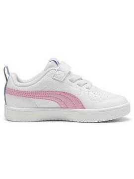 Zapatilla Puma Rickie Bco/Rosa/Azul Jr