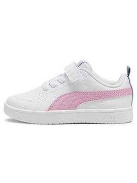 Zapatilla Puma Rickie Bco/Rosa/Azul Jr