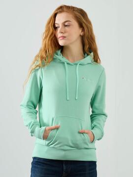 Sudadera Champion Verde Mujer