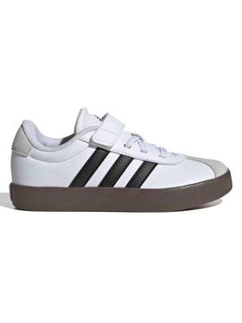 Zapatilla Adidas VL Court 3 Bco/Negro Jr