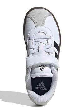 Zapatilla Adidas VL Court 3 Bco/Negro Jr