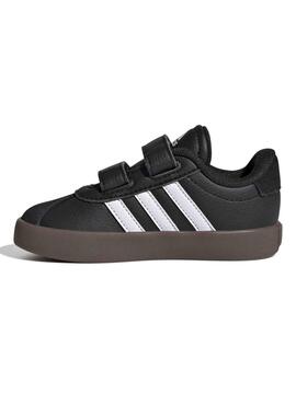 Zapatilla Adidas VL Court 3 Negro Bebe