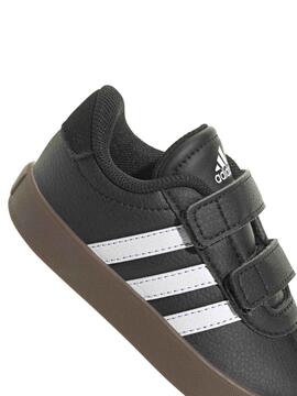 Zapatilla Adidas VL Court 3 Negro Bebe