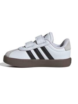 Zapatilla Adidas VL Court 3 Bco/Negro Bebe