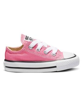 Zapatilla Converse Lona Rosa Bebe