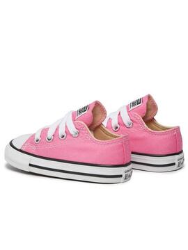 Zapatilla Converse Lona Rosa Bebe