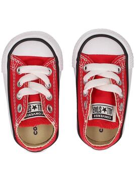 Zapatilla Converse Lona Rojo Bebe