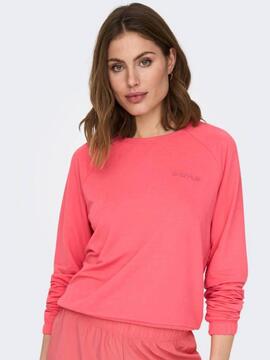 Sudadera Only Play Fucsia Mujer