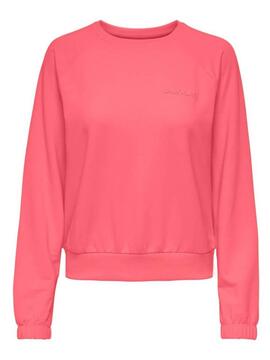 Sudadera Only Play Fucsia Mujer