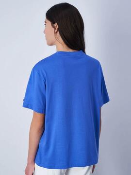 Camiseta Champion Azul Mujer