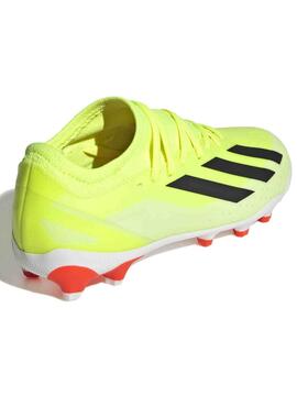 Bota Futbol Adidas X Crazyfast Fosforito Unisex