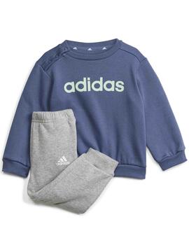 Chandal Adidas Lin Azul/Gris Bebe