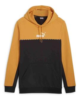 Sudadera Puma Tape Naranja Negro M