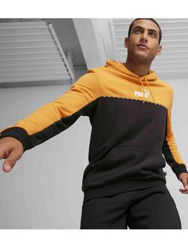 Sudadera Puma Tape Naranja Negro M