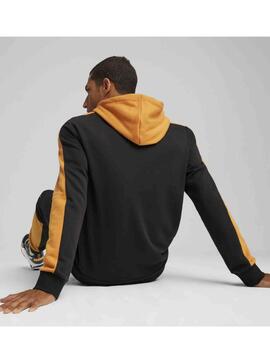 Sudadera Puma Tape Naranja Negro M