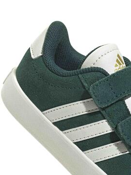 Zapatilla Adidas VL Court Verde Bebe