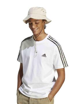 Camiseta Adidas 3S M Blanco/Negro
