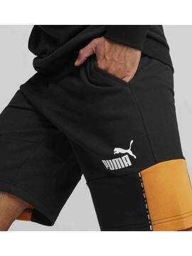 Pantalon Corto Puma Naranja Negro M
