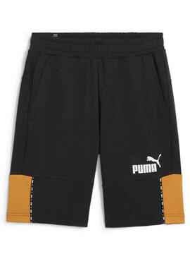 Pantalon Corto Puma Naranja Negro M